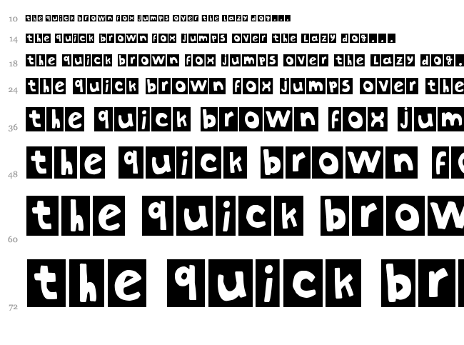La Cucaracha font waterfall